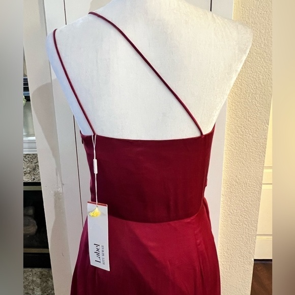 Ritu Kumar Label Wine One-Shoulder Dress - Picture 10 of 13